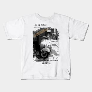 See It Now Old Scooters Kids T-Shirt
